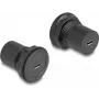 DeLOCK USB 2.0 Type Micro-B uz USB 2.0 Type Micro-B iebūvēts savienotājs, melns