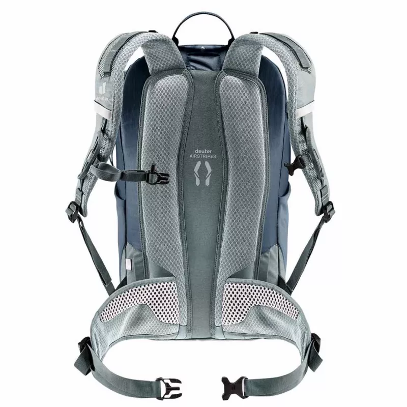 Mugursoma DEUTER Trail 25 — 25 L pārgājienu dienas soma, melnā/akmens pelēkā