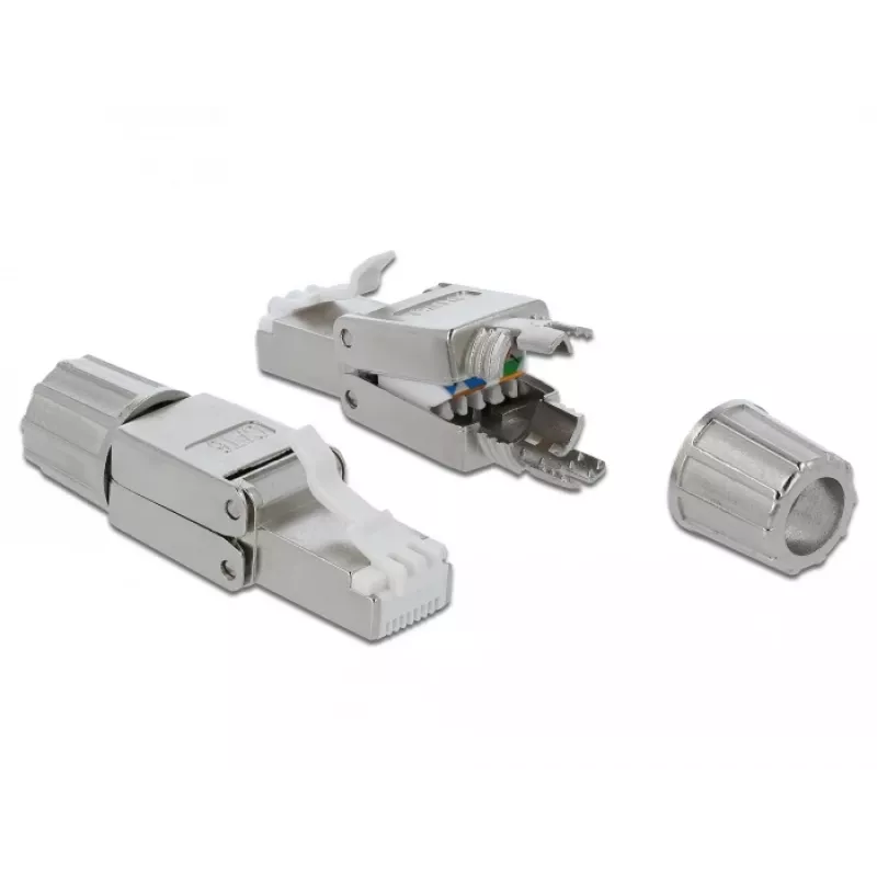 Vadu savienotājs DeLOCK 86476 RJ-45 pelēks