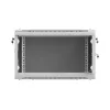 Rack skapis 19 inch 6U 600x600 pelēks perforēts