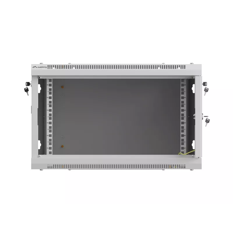 Rack skapis 19 inch 6U 600x600 pelēks perforēts