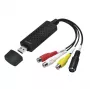 LogiLink USB 2.0 a/V Grabber. USB a/M Zu 3xCinch + MiniDIN5/F. Melns