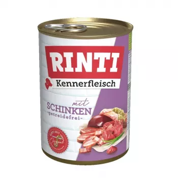 RINTI Kennerfleisch Ham - mitrā suņu barība - 400g
