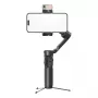 3‑asu viedtālruņa stabilizators Hohem iSteady V3 Kit — melns, viegls, 3‑asu stabilizācija