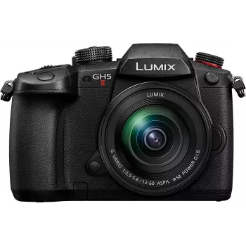Panasonic Lumix GH5M2 + FS12060 spoguļkameras komplekts 20,33 MP Live MOS 5184 x 3888 pikseļi melns (DC-GH5M2ME)