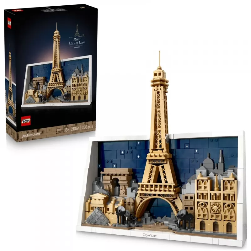 LEGO ARCHITECTURE 21064 Parīze – Mīlestības pilsēta