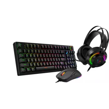Spēļu komplekts Yenkee YGS 03 ECLIPSE 3-in-1 (klaviatūra, pele, austiņas)