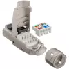 Goobay CAT 8.1 STP ekranēts, lauka montāžas RJ45 spraudnis (61130)