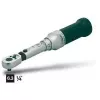 Klikšķa dinamometriskā atslēga HAZET 6108-1CT 1/4 collas piedziņa 198 mm 342 g