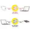 USB kabelis VALUE 11.99.8310 3 m USB C Melns USB 2.0