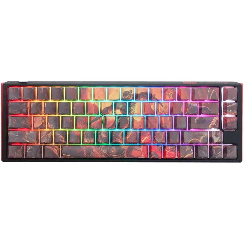 Ducky One 3 SF Doom Limited Edition tastatūra Spēļu USB QWERTY UK angļu Daudzkrāsains