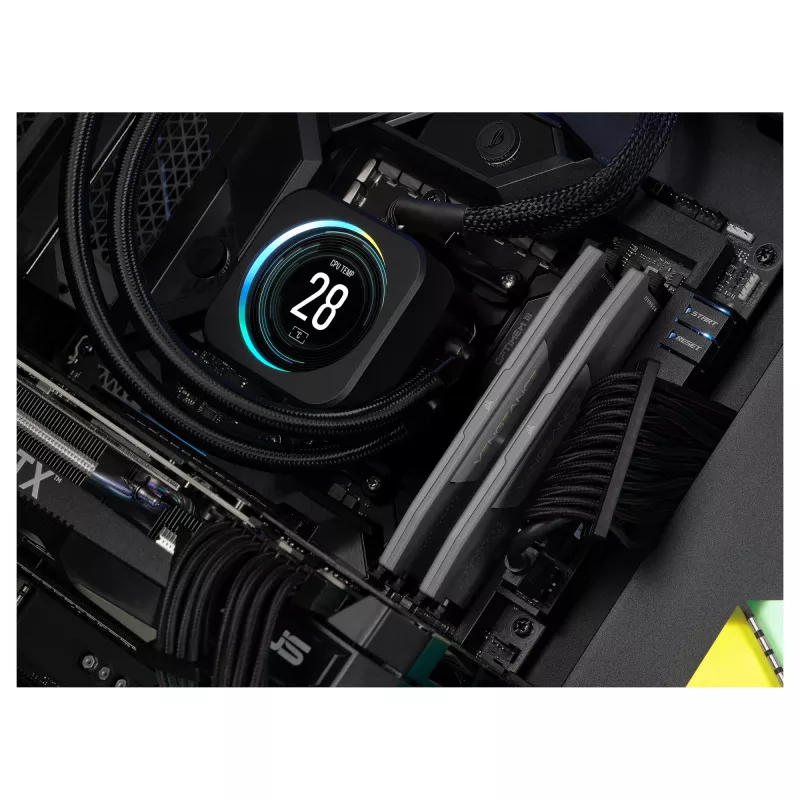 VENGEANCE DDR5 6000MT/s 16GB - Pelēks DIMM / 1x16GB / DDR5 / 1.35V / Intel XMP un AMD EXPO