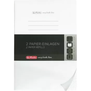 Rakstāmpiezīmju grāmatiņa Herlitz my.book A5 40 lapas melna balta