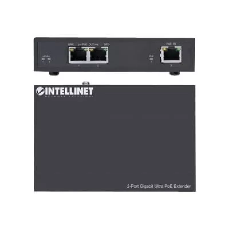 Tīkla raidītājs Intellinet 2 portu Gigabit Ultra PoE paplašinātājs
