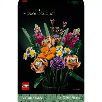 LEGO 10280 Icons Flower Bouquet Artificial Flowers Set for Adults Decorative Home Accessories Gift Idea for Women Men Her & Him Wife or Husband