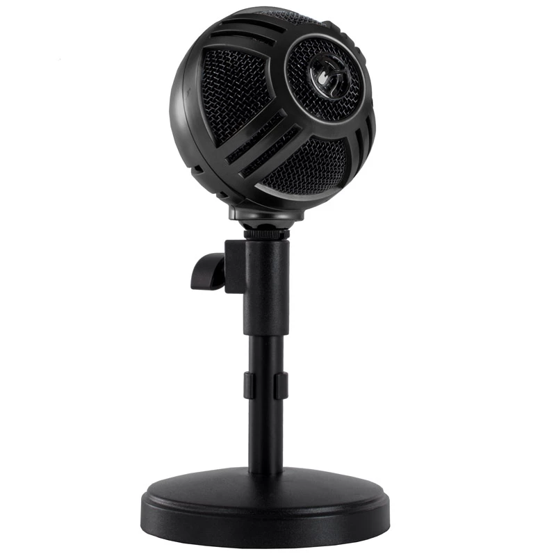 Arozzi Sfera Pro galda mikrofons, USB - melns