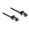 Tīkla kabelis DeLOCK RJ45 kabelis spraudnis uz spraudni Cat.8.1 2 m melns