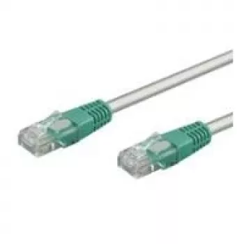 Wentronic Goobay CAT 6 Crossover-komutācijas kabelis, U/UTP, pelēks, zaļš, pelēkzaļš, 1 m - CCA vara maisījuma materiāls (68471)