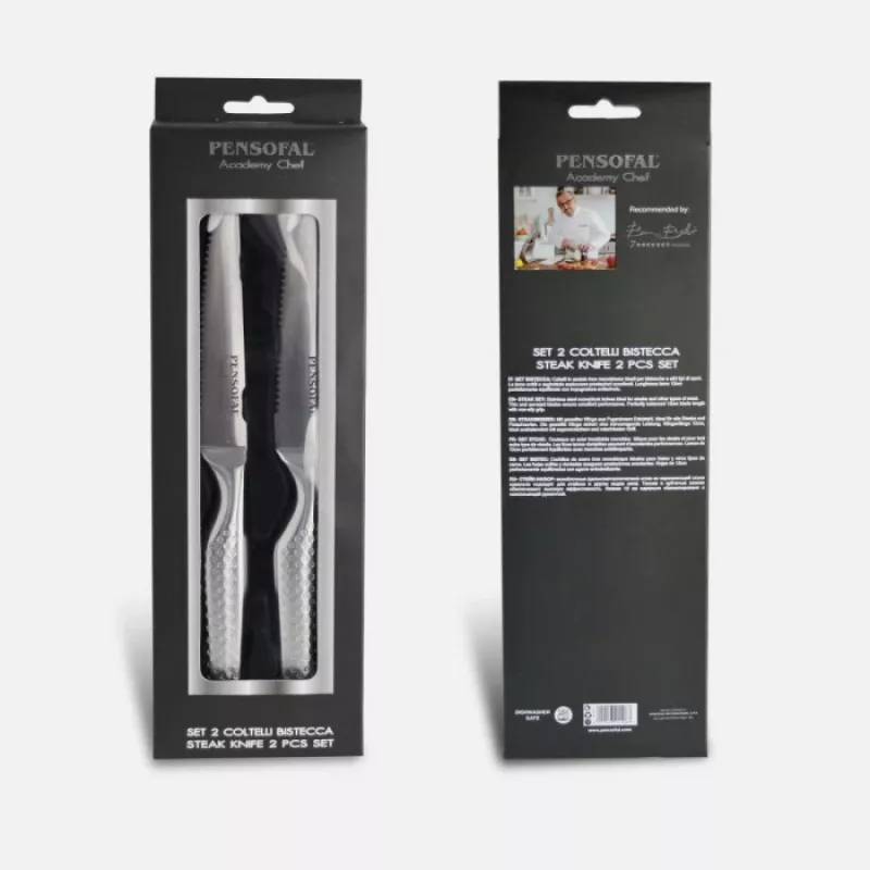 Virtuves naži Pensofal Academy Chef Steak Knife 2 gab. komplekts