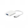 Wentronic Goobay HDMI™ uz VGA adapteris, balts, 0,1 m - HDMI™ spraudnis > VGA ligzda, 3,5 mm stereo ligzda (51758)