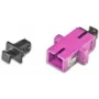 Lightwin LKUP SC-SC MM OM4 vāciņš elektroniskajam melnajam savienotājam - violets, plastmasa (LKUP SC-SC MM OM4)