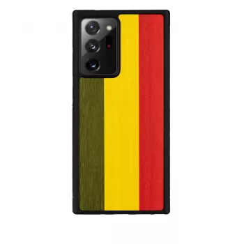 Telefona maciņš Man and Wood Samsung Galaxy Note 20 Ultra, reggae Melns