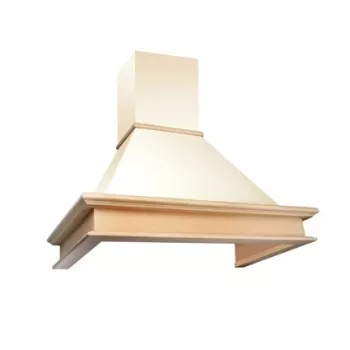 Sienā stiprināms tvaika nosūcējs AKPO WK-4 Rustica 60 cm, ar gaisa novadi/recirkulāciju, maks. 415 m³/h, 102 W motors, koka apdare