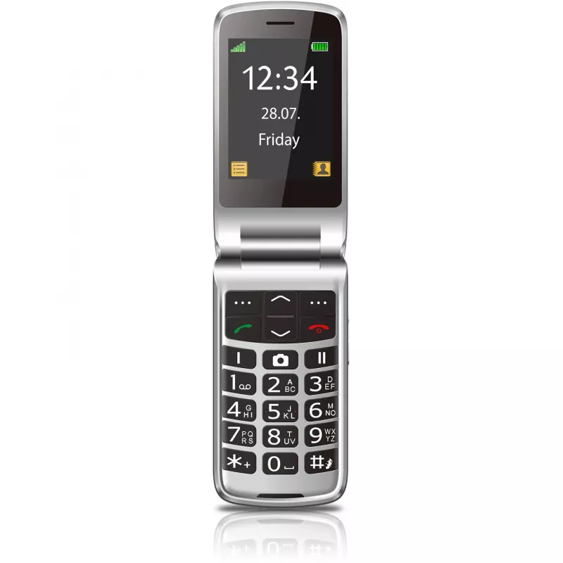 Viedtālrunis Beafon SL645 LTE 2.8 collas 1550 mAh Melns Sudrabs