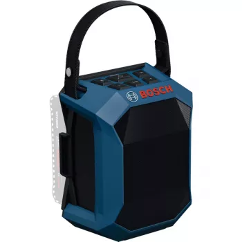 Pārnēsājams būvlaukuma radio Bosch GPB 18V-1 solo C (06014A7000) — ar 18V bateriju darbināms