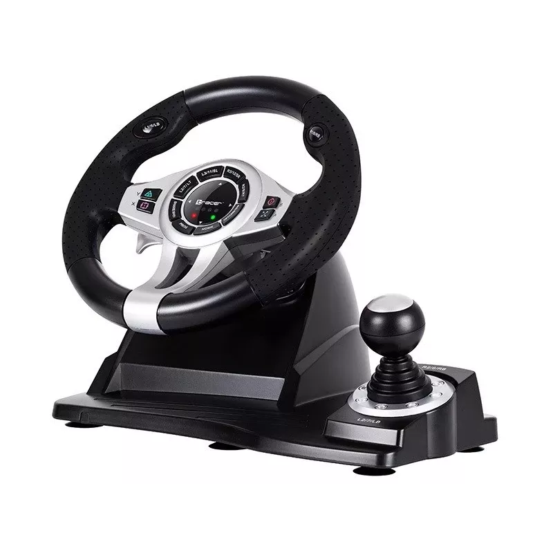 Tracer TRAJOY46524 spēļu kontrolieris Melna stūre + pedāļi PlayStation 4, PlayStation 3