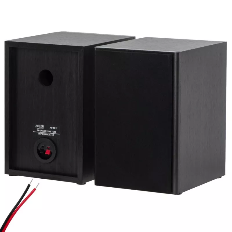 Mini Hi‑Fi stereo sistēma Adler AD 1917 — Bluetooth V5.3, CD/USB/MP3, 2×25W RMS, FM uztvērējs, 4 joslu EQ, AUX, melna