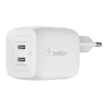 Belkin WCH011vfWH klēpjdatora, viedtālruņa, planšetdatora balts maiņstrāvas ātrās uzlādes lādētājs iekštelpām