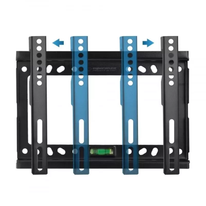 TV sienas stiprinājums Esperanza PERSES 35,6–127 cm (14 collu–50 collu) ekrāniem, VESA 75x75–200x200, maks. 25 kg, melns