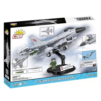 Cobi Building Set F-16AM Fighting Falcon, 495 gab., mēroga modelis
