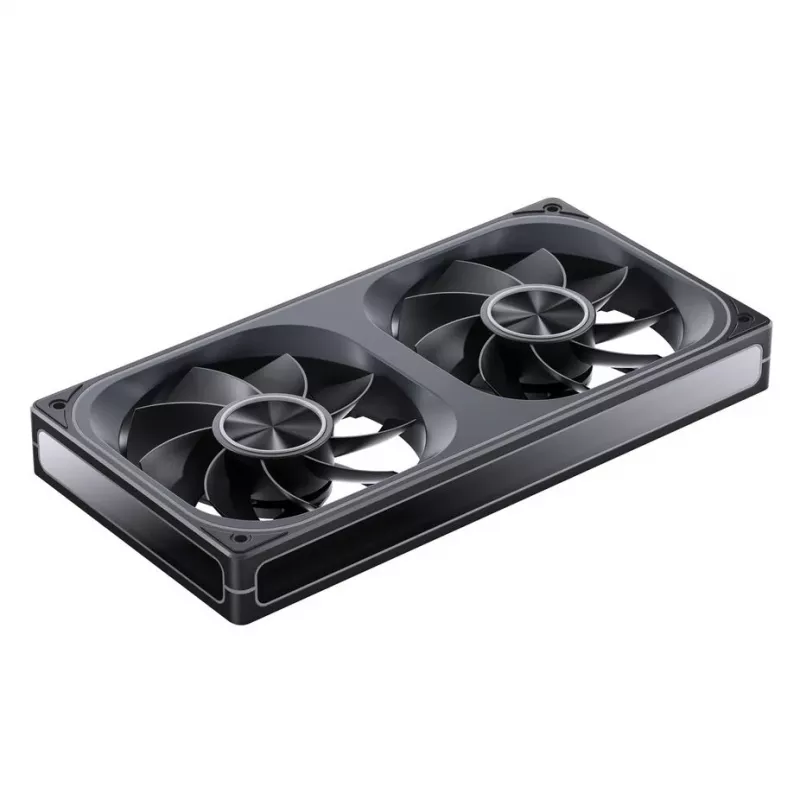 Jonsbo ZA-240 Infinity Mirror ARGB 240mm PWM šķidruma dzesētāja radiators ar ARGB ventilatoriem