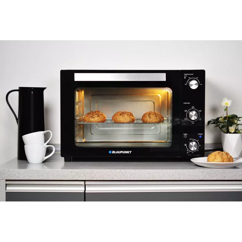 Blaupunkt EOM601 krāsns, melna, nerūsējošais tērauds