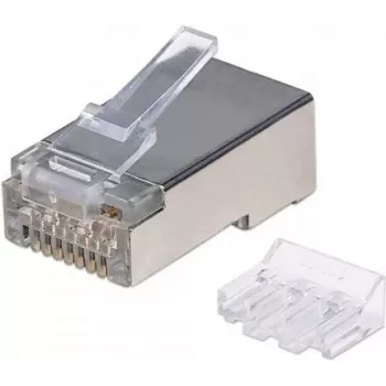 Intellinet RJ45 moduļu spraudņi, Cat6A, STP, 3-zobu, cietajam vadam, 15 µ apzelts kontakts, 90 iepakojumā