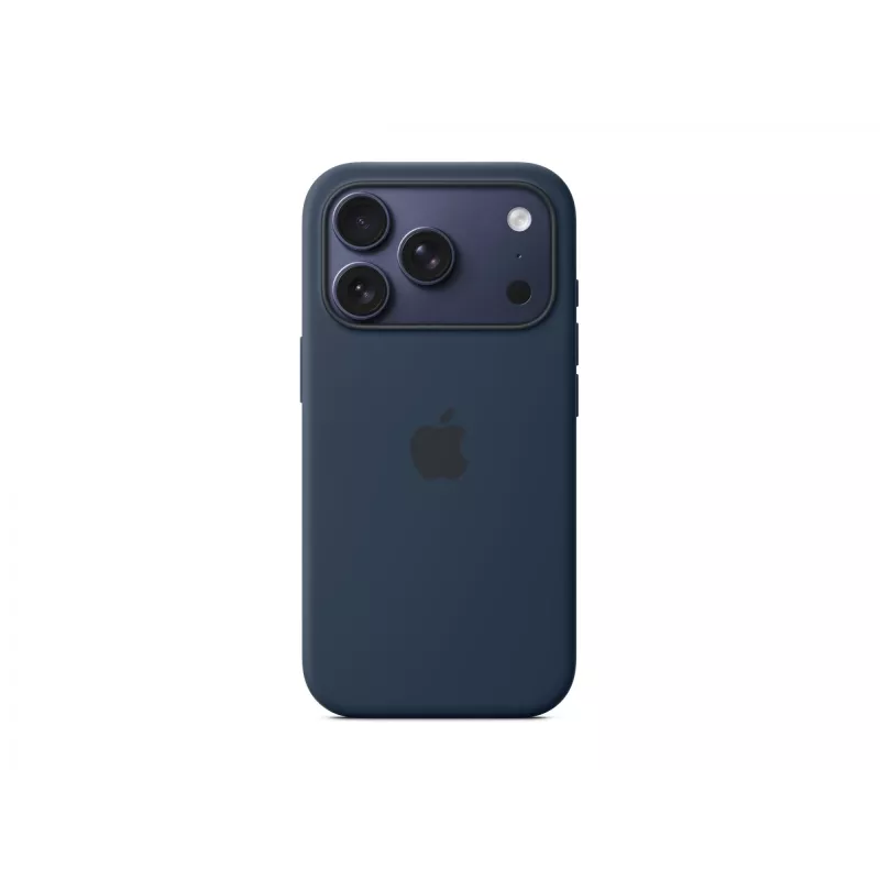 Silikona maciņš Apple iPhone 17 Pro MagSafe Midnight tumši zilā krāsā