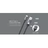 USB Type-C 2-in-1 kabelis Orsen S8, 5A, 1,5 m (ātrā uzlāde/dati)