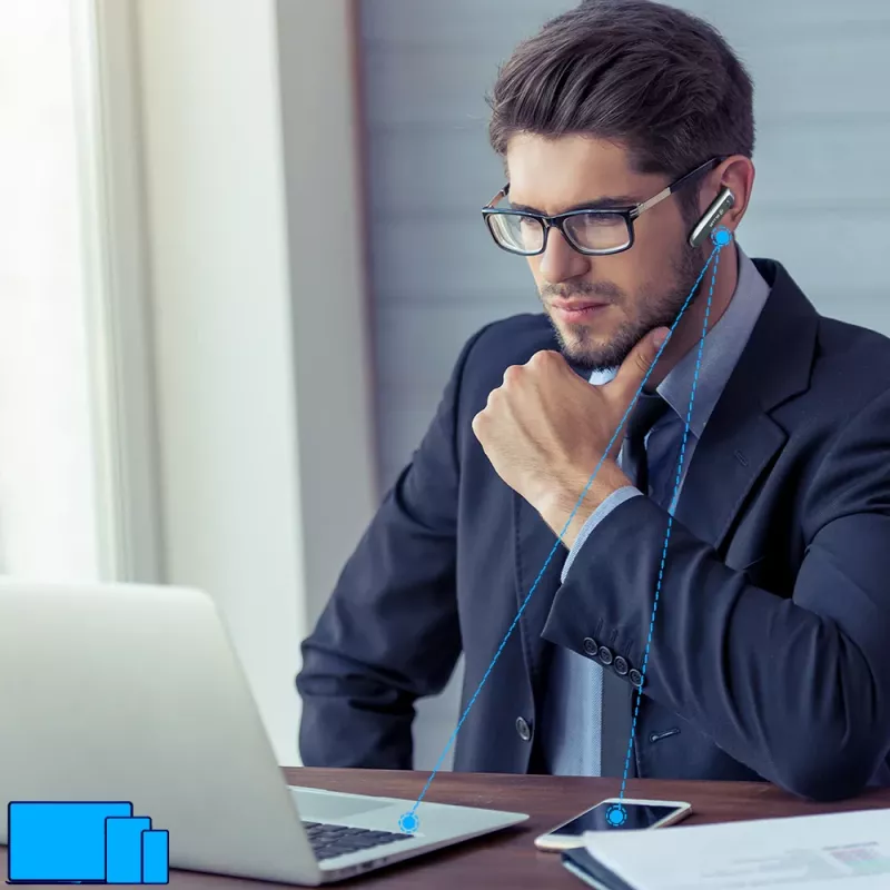 Tellur Bluetooth austiņas Vox 95 Melna