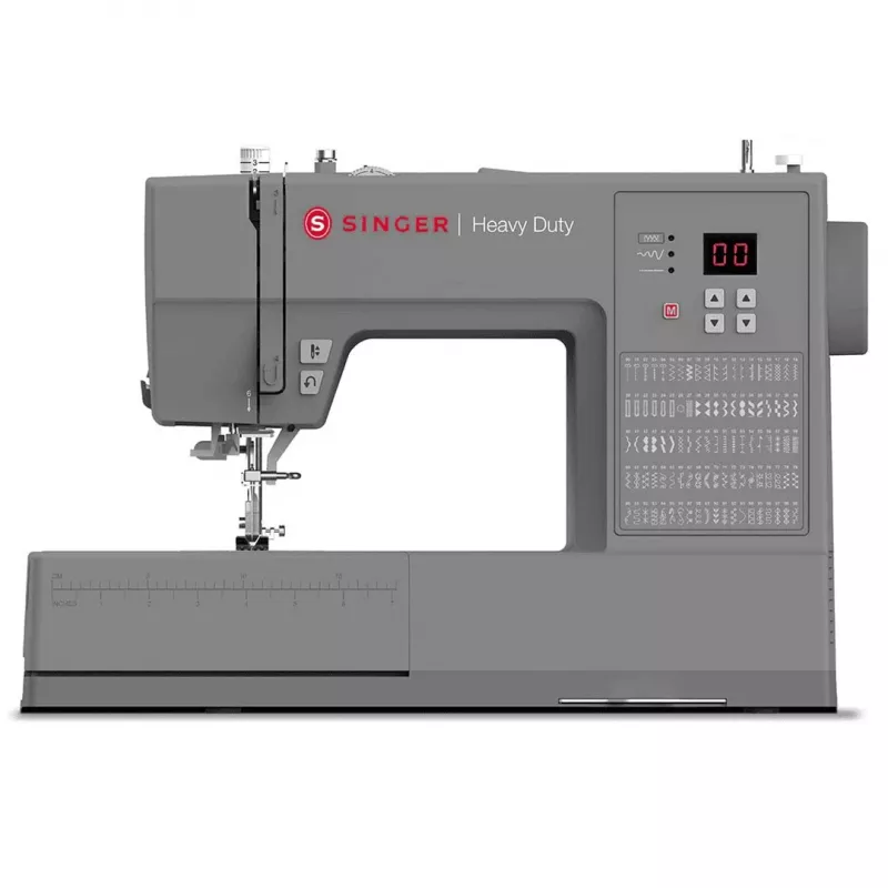 SINGER automātiskā šujmašīna HD6605 — elektriskā, 1 soļa pogcaurums, brīvroka, pelēka, 6 kg
