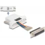 DELOCK D-Sub 25-pin ligzda uz RJ12 ligzdas montāžas komplekts, balts