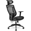 Biroja krēsls Sharkoon OfficePal C10 — melns, ergonomisks dizains, regulējams augstums