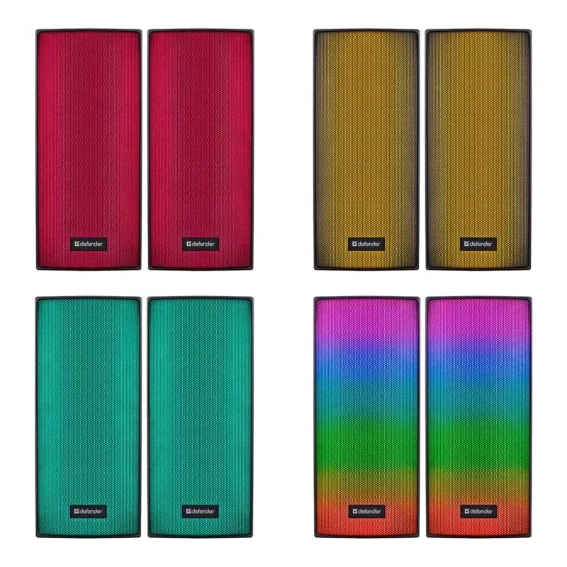 PC SPEAKERS SPITFIRE 2.0 6W LED USB