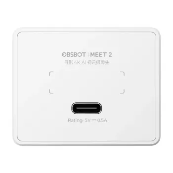 Webcam Obsbot Meet 2 balta — 1080p, 30 fps, USB pieslēgums