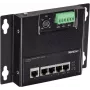 TRENDnet TI-PG50F - Rūpniecisks - Slēdzis - nepārvaldāms - 5 x 10/100/1000 (PoE+) - DIN sliedes stiprinājums, pie sienas stiprināms - PoE+ (120 W)