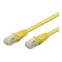 Wentronic Goobay CAT 6 komutācijas kabelis, U/UTP, dzeltens, 7,5 m - CCA vara maisījums (68428)