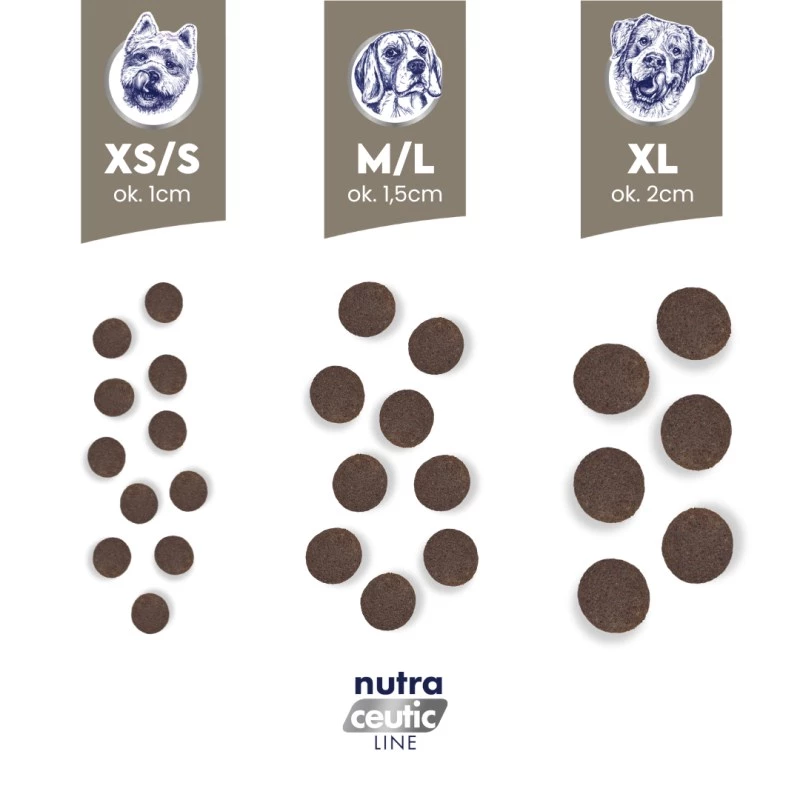 BALTICA Nutraceutic Hypoallergenic S trusis ar rīsiem - sausā suņu barība - 1kg