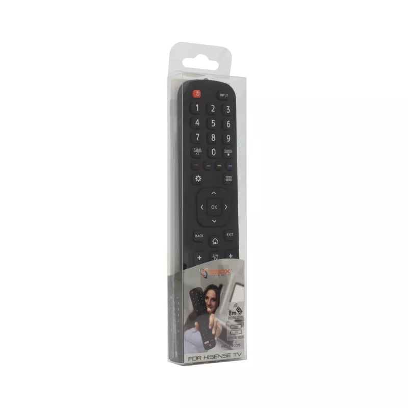 SBOX tālvadības pults RC-01405 saderīga ar dažādiem Hisense TV modeļiem