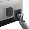 Maclean MC-968 Divu roku monitora stiprinājums ar gāzes atsperi 17-57 27 kg Smagās slodzes izturīgs pilnas kustības turētājs Maks. VESA 200x200